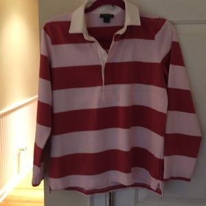 J crew white collar pullover